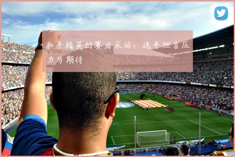 和平精英的赛后采访，选手坦言压力与期待
